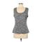 Bally Total Fitness Active Tank Top: Gray Activewear - Women's Size Medium