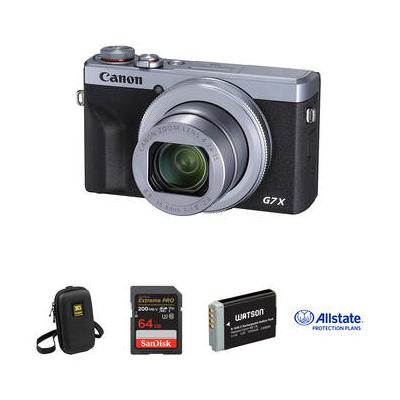 Canon PowerShot G7 X Mark III Digital Camera Deluxe Kit (Silver) 3638C001
