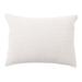 Pom Pom At Home Vancouver 100% Cotton Lumbar Rectangular Pillow Cover & Insert Cotton in White | 28 H x 36 W x 7 D in | Wayfair JC-6000-C-20