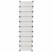 East Urban Home 20 Pair Shoe Storage Cabinet Plastic/Metal in White | 67.7 H x 18.5 W x 14.5 D in | Wayfair ADDB69CA17C0475ABBD091F3A6D65FA2