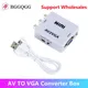 1080P Mini Video Convertor RCA AV to VGA Video Converter Conversor with 3.5mm Audio AV2VGA / CVBS +