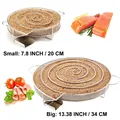 Cold Smoke Generator Charcoal Barbecue Round Meshes 7.87 / 13.38 Inch Apple Wood Chips Smoker BBQ