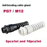 Cable glands PG7 M12 waterproof cable connectors IP68 Nylon cable glands thread gland rubber wiring
