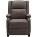 Inbox Zero Massage Recliner Chair Electric Reclining Chair for Elderly Faux Leather in Brown | 31.9 H x 27.6 W x 55.5 D in | Wayfair