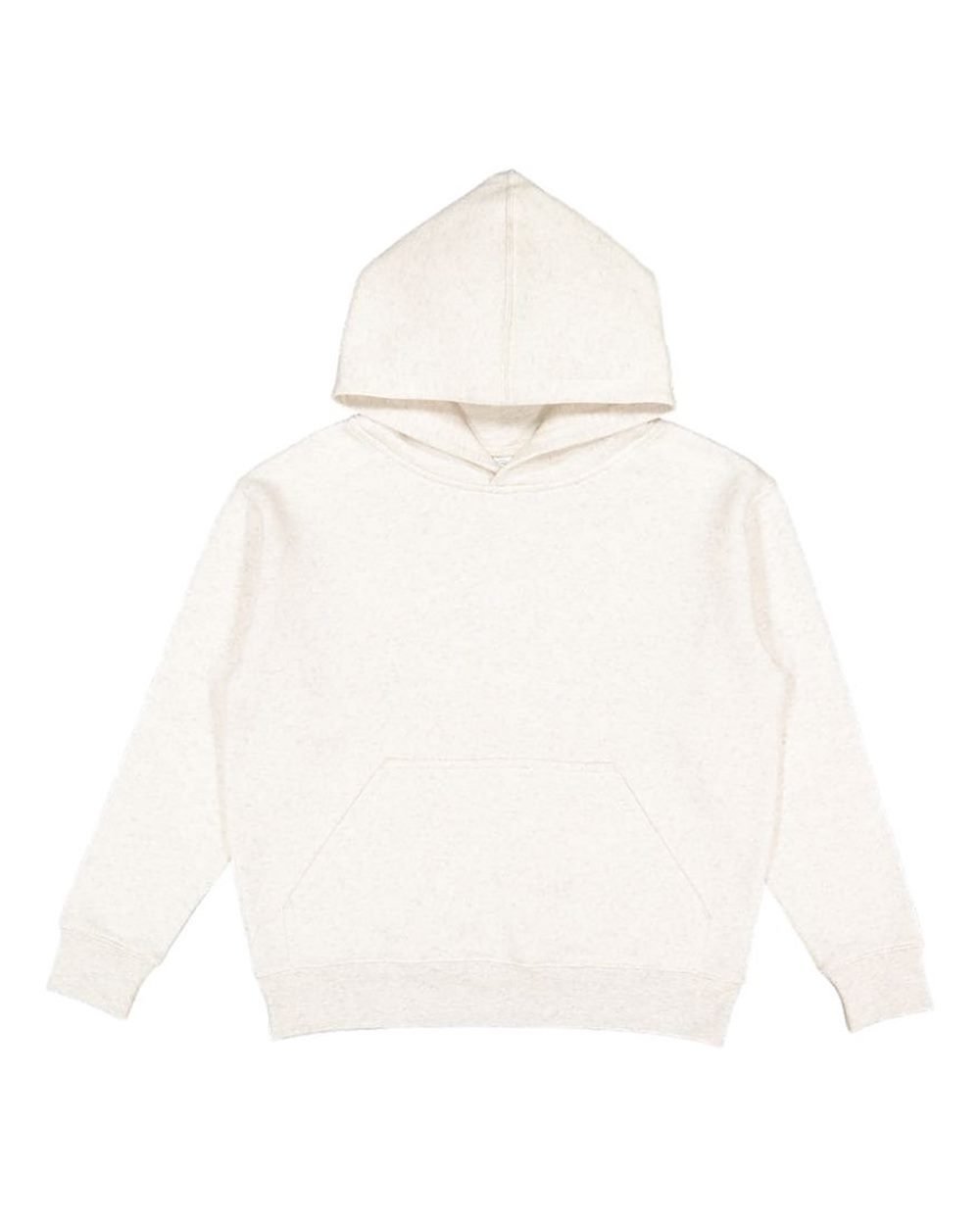 LAT 2296 Youth Fleece Hoodie Sweatshirt in Natural Heather size XL LA2296 - LAT