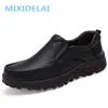 MIXIDELAI Große Größe 38-48 Herren Kleid Italienische Leder Schuhe Luxus Marke Herren Loafer Echtes