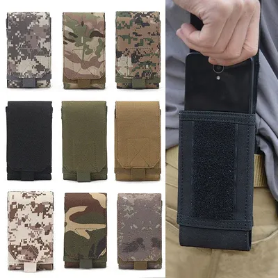 Outdoor Camouflage Taille Tasche Taktische Armee Telefon Halter Sport Gürtel Tasche Fall