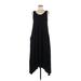 Gap Casual Dress - Slip dress: Black Solid Dresses - Women's Size Medium