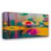 Red Barrel Studio® Erzsebet Brilliant Waterlilies-Four On Canvas by Steven Chambers Print Canvas in Green/Pink/Yellow | Wayfair