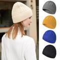 Morttic Winter Beanie Hat for Women Men Thick Cable Knit Beanie Unisex Skull Cap Cuff Wool Beanie (Army Green)