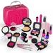 Kids Makeup Kit for Girls 21 PCS Princess Washable Girls Makeup Toy Pretend Play Makeup Toy Set Christmas Birthday Gift Toys Set with Carry Bag for Toddler Children Kids Girl Party