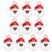 WQJNWEQ Clearance Home 10pcs/Pack Of Christmas Accessories DIY Santa Claus Jewelry Alloy Pendant Fall sale