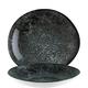 6x Bonna Cosmos Black Vago Teller tief 26cm Schwarz Porzellan COSBLVAO26CK Pastateller Suppenteller Salatteller Geschirr