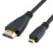 Projector Video Cord HDTV Laptop V1.4 Adapter Line HDMI to Micro HDMI Cable Male to Male 1.8M