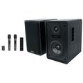 Rockville ELITE-5B 5.25 Bookshelf Speakers Bluetooth/Optical+JBL Wireless Mics