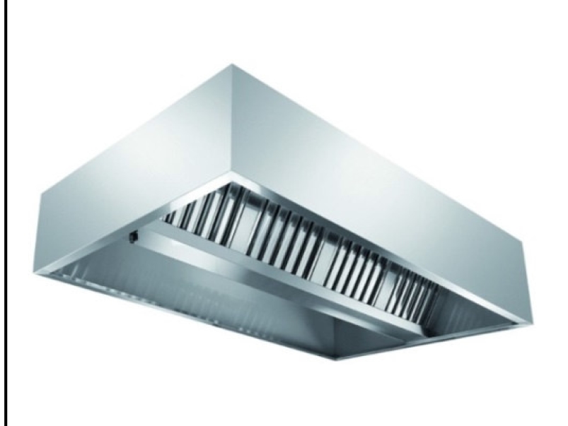 Deckenabzugshaube ProfiLine in Kastenform 1800 mm tief (Breite 2800 mm) ohne Motor Image