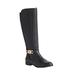 Wide Width Women's The Viona Wide Calf Boot by Comfortview in Black (Size 9 1/2 W)