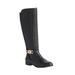 Women's The Viona Wide Calf Boot by Comfortview in Black (Size 9 1/2 M)