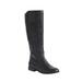 Extra Wide Width Women's The Lili Wide Calf Boot by Comfortview in Black (Size 8 1/2 WW)