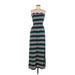 Splendid Casual Dress - Maxi: Blue Stripes Dresses - Women's Size Small