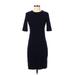 Stateside Casual Dress - Bodycon: Black Solid Dresses - Women's Size Small