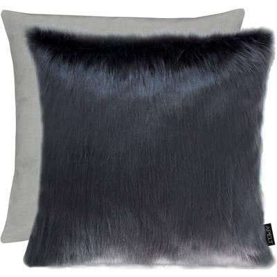 Dekokissen APELT "Lars" Gr. 1, grau (grau, schwarz, unifarben), B:45cm H:5cm L:45cm, Polyester, Dekokissen_Sitzkissen_Kissenhüllen Image