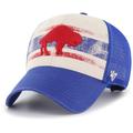 Men's '47 Cream Buffalo Bills Breakout MVP Trucker Adjustable Hat