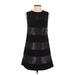 Rachel Zoe Casual Dress - A-Line: Black Jacquard Dresses - Women's Size X-Small