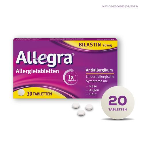 Allegra - Allergietabletten - Schnell bei Heuschnupfen Allergiemittel zum Einnehmen