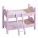 Olivia's Little World Twinkle Stars Princess Double Bunk Bed For 18" Dolls Pink