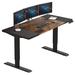 Inbox Zero Fanchon Electric Height Adjustable Standing Desk Wood/Metal in Black | 45 H x 63 W x 30 D in | Wayfair 1ED72BA77805474A9E4188F7916AACCA