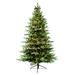 The Holiday Aisle® Geula 6' 6" H Green Realistic Artificial Fir Christmas Tree w/ 400 Lights in Green/White | 10 D in | Wayfair