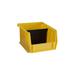 Rebrilliant Hook on Bins Plastic Storage Bin Plastic in Yellow | 3 H x 4 W x 5 D in | Wayfair FDBE7536F0AF436A95827146AF225DDA