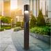 Cambria 38 1/2" High Bronze Metal LED Bollard Light