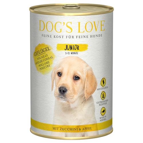Dog's Love Junior volaille pour chiot - 24 x 400 g