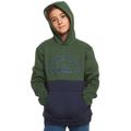 Kapuzensweatshirt QUIKSILVER "School Again" Gr. 12, grün (greener pastures) Kinder Sweatshirts