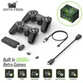 DATA FROG 4K HD Video Game Console 2.4G Double Wireless Controller For PS1/FC/GBA Retro TV Dendy