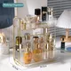 Acrylic Cosmetics Storage Rack Desktop Makeup Organizer Lipstick Double-Deck Shelf Dresser