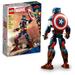 LEGO Marvel Captain America Construction Figure 76258 Buildable Marvel Action Figure Posable Marvel Collectible with Attachable Shield for Play and Display Avengers Toy for Boys and Girls Ages 8-12
