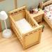 Dollhouse 1:12 Dollhouse Dollhouse Miniature Dollhouse Cot Dollhouse Cot 1:12 Dollhouse Wooden Simulated Miniature Cot Furniture Decoration Accessories Gift For