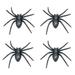 Fake spider 4 pcs Plastic Fake Spider Practical Jokes Props Realistic Rubber Spider for Prank Halloween Party