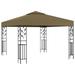 moobody Party Tent Outdoor Gazebo Steel Frame Sunshade Shelter Canopy Taupe for Backyard Yard Wedding BBQ Camping Festival Shows 9.8ft x 9.8ft x 8.2ft (L x W x H)