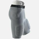 McDavid Girdle 750T Pro 5-Pocket Football 5 Pad Pocket Compression Shorts Grey