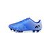 Frontwalk Man Sport Sneakers Lace Up Soccer Cleats Round Toe Football Shoes Sports Comfort Athletic Shoe Kids Low Top Black Sapphire Blue Long Cleats 4Y