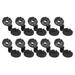 Shade Cloth Lock Grip Fixed Easy To Install Reliable Widely Used 100pcs Shade Cloth Plastic Clips for Camping Tents (Black)