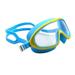 Swim goggles for Adult Youth with Soft Silicone Gasket Anti-fog UV Protection No Leak Clear Vision Pool Goggles Ear Plugs Children s Lake Blue Pink Lake Blue Yellow