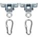 Butizone Heavy Duty Stainless Steel Swing Hammock Hanging Kit Ceiling Chair Swivel Hookr Set of 2