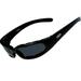 Chicopee Foam Padded Sunglasses (Frame Color: Matte Black Lens Color: Smoke)