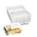 50 Pack Clear Disposable Food Containers with Lids, Plastic Take Out Boxes (9 x 6 x 4 In) - White