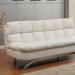 Pova Contemporary Faux Leather Tufted Padded Futonby Furniture of America